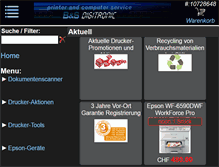 Tablet Screenshot of okiprinter.ch
